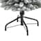 5ft. Pre-Lit Flocked Pencil Artificial Christmas Tree with Clear LED Lights